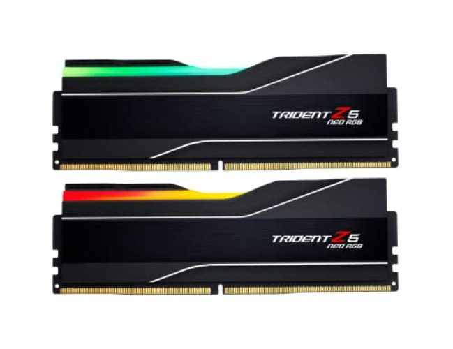 G.Skill Trident Z5 Neo RGB F5-6000J3040G32GX2-TZ5NR 64GB 2x32GB DDR5 6000MHz Memory Module - 64 Gb - Matte Black