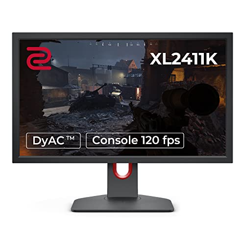 BenQ ZOWIE XL2411K Gaming Monitor FHD 1080p (24 inch, 144 Hz, 1ms, DyAc, XL Setting to Share) - XL2411K - XL2411K (24 inch, 144 Hz, 1ms, DyAc, XL Setting to Share)