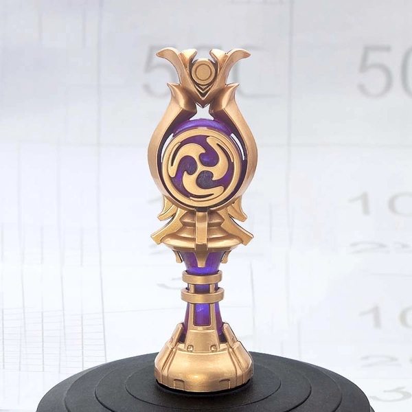 Genshin Impact Gnosis Figure Gnoses LED Lights Archon Genshin Decor - Raiden Shogun