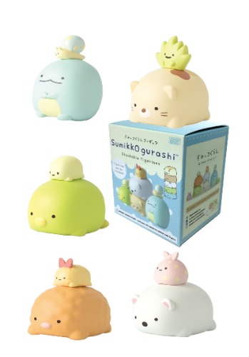 CLEVER IDIOTS INC SAN-X Sumikkogurashi Stackable Figurines - Blind Box Includes 1 of 5 Collectable Figurines - Fun, Silly, Versatile Decoration - Authentic Japanese Design