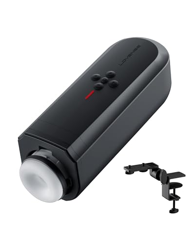 LOVENSE Solace Automatic Male Masturbator, Thrusting Mastuabation Cup Hands-Free Desk Mount Male Stroker Sex Toys for Men Adult 3D Realistic Pocket Pussy Sex Toys4mens