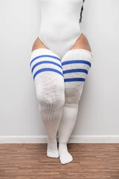 White & Blue Stripes