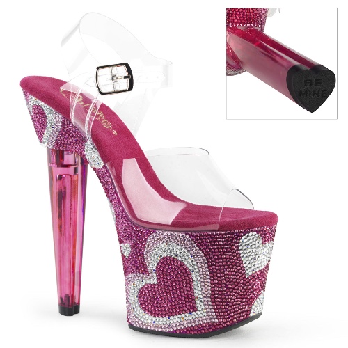 Lovesick-708HEART | Clear/Pink / 7