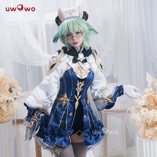 【Special Discount】【In Stock】Uwowo Genshin Impact Sucrose Anemo Mondstadt Female Cosplay Costume - 【In Stock】L