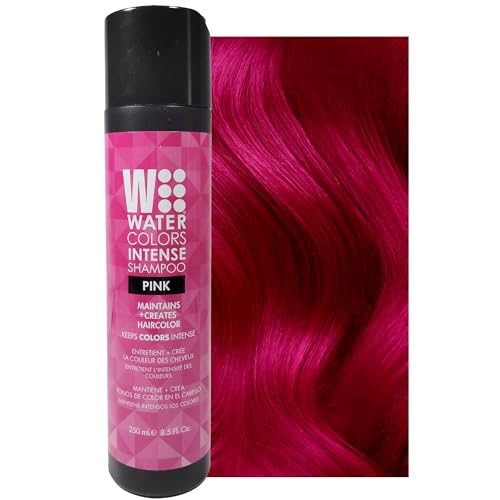 Watercolors Intense Color Depositing Sulfate & Paraben Free Shampoo, Maintains & Enhances Haircolor (Pink) - Pink