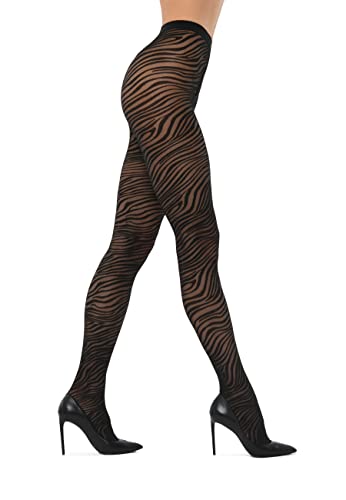 Wolford Zebra Tights Black For Women