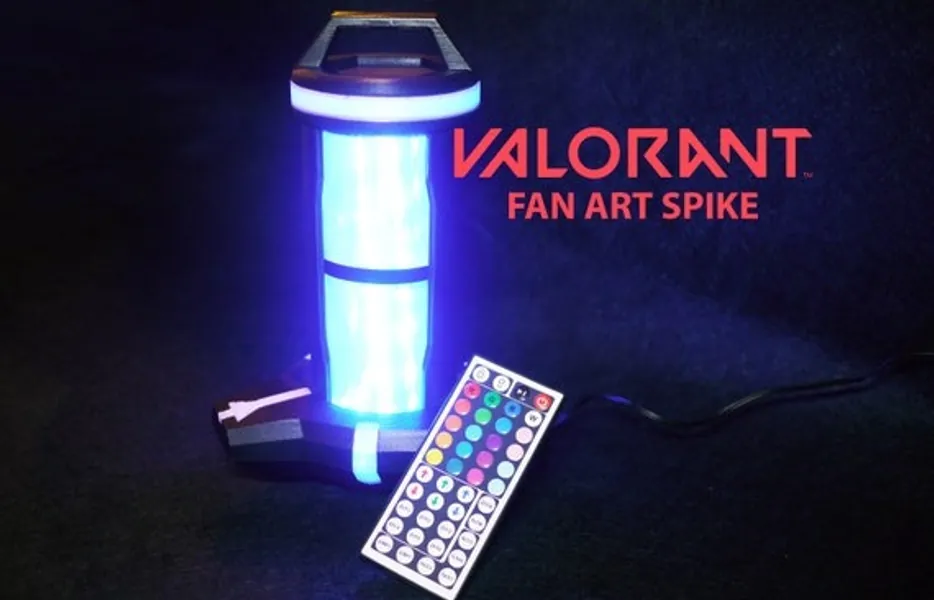 Valorant Spike Bomb RGB LED  Valorant Spike Night Light  | Etsy
