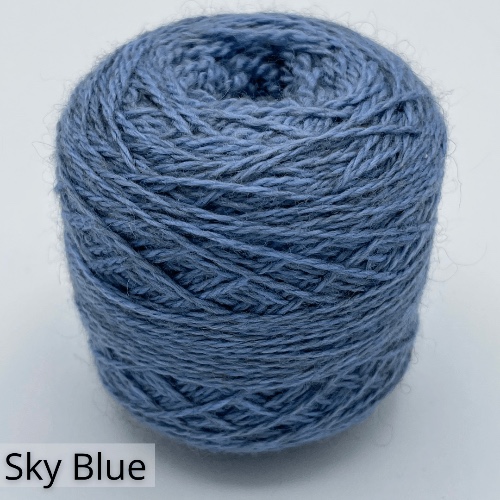 Majestic Blend: Merino, Qiviut and Silk Yarn | 5017 Sky Blue