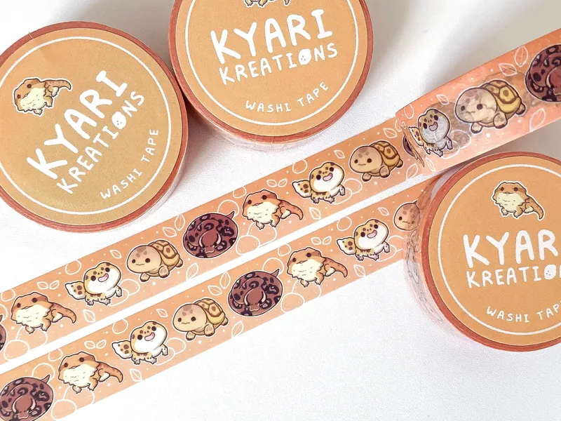 Reptiles Washi Tape