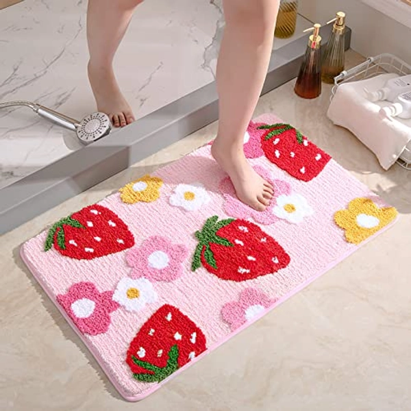 Throne | Swamp Spectre | Gumcoly Soft Cozy Strawberry Bathroom Rug Non ...