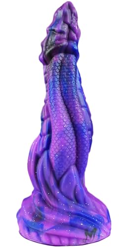 Dragon Dildo mit Starkem Saugnapf, Drachenschuppen Fantasy Dildo Monster Anal Dildo Plug Drachen Dildos Erwachsener Penis für Frauen und Männer Diloschwanz für frauen männer