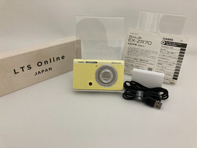 CASIO High Speed Exilim EX-ZR70YW 16.1MP Compact Digital Camera Yellow Full HD