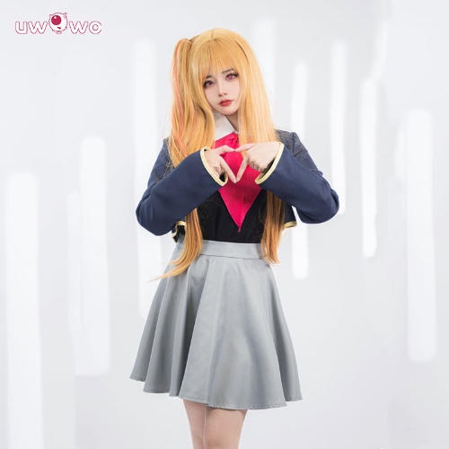 【In Stock】Uwowo Collab Series: Anime Oshi no Ko Cosplay Ruby Hoshino Cosplay Arima Kana Costume School Uniform Dress - XL / Ruby