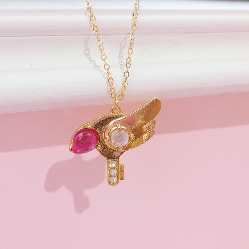 Magical Girl Wand Necklaces - Winged
