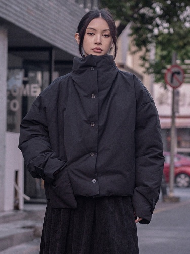 Eatan Puff Jacket - Black - M