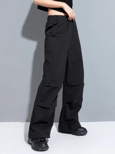 Reetro Puff Overalls - Black / M