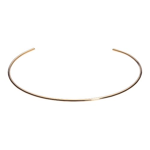 Thin Round Choker by eklexic - GOLD