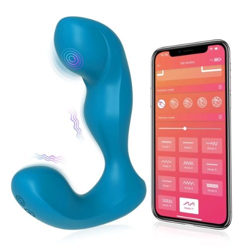 Anal Vibratoren mit Stoßfunktion, Analdildo mit APP, Butt Plug Prostata Stimulator Toy Massagegeräte Erotisches Sexspielzeug für Männer, Anal Plug Leise Starke Vibrator Dildo für Sie