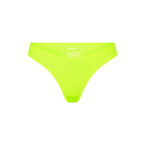 FITS EVERYBODY DIPPED FRONT THONG | GREEN HIGHLIGHTER