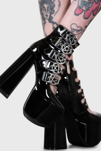 Panic Platform Shoes | EU39 / Black / 100% PU