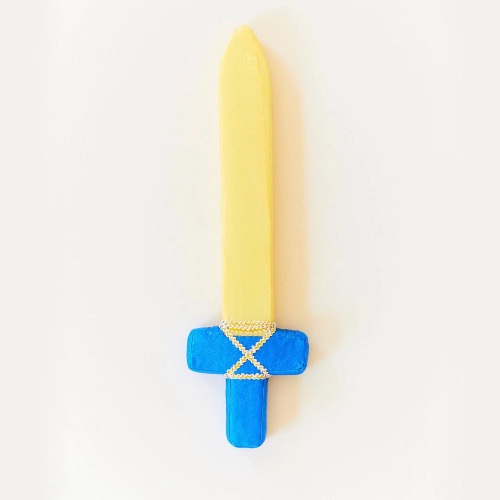 Sarah's Silks Soft Swords | Blue with Golden Blade