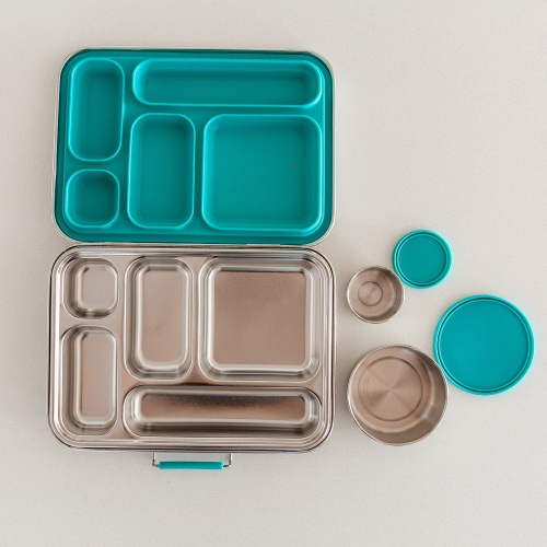 Adventure Snacks Stainless Steel Lunch Box & Pots | Jungle Green