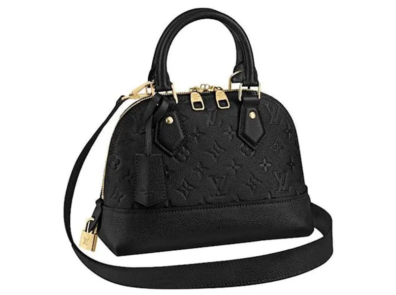 LV Alma BB black empreinte