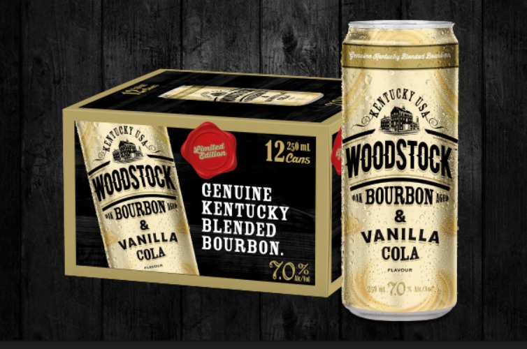 Woodstock Bourbon & Vanilla Cola 12 Pack 250mL Cans | Default Title