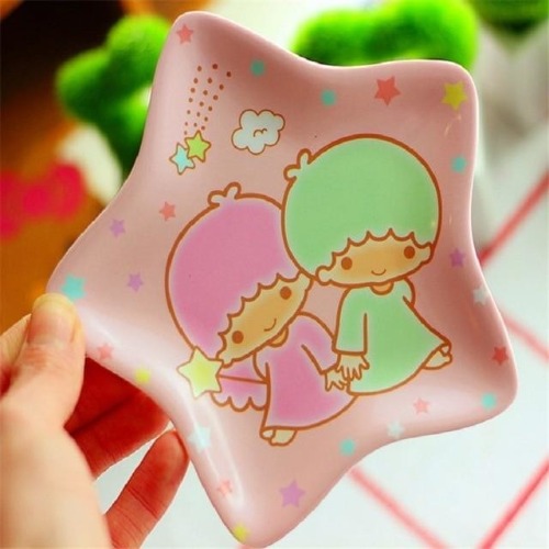 Kawaii Dinner Plates - Twin Stars