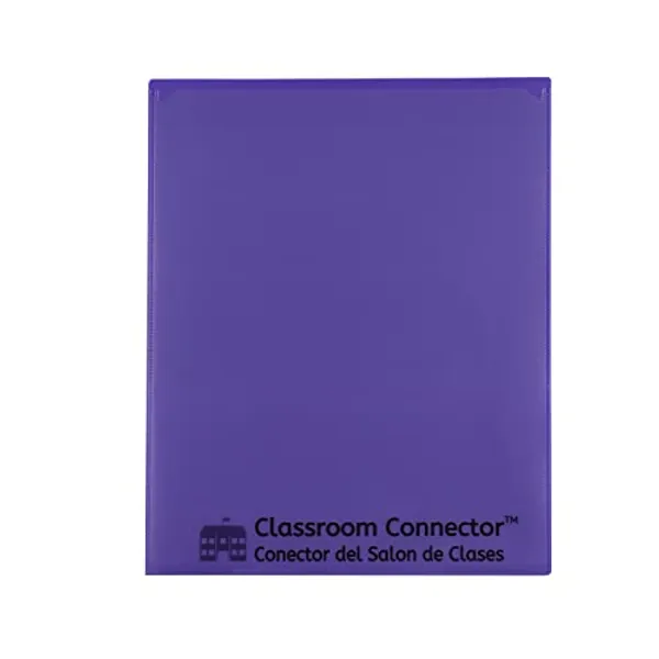 C-Line Classroom Connector School-to-Home Folders, Purple, 25 per Box (32009)