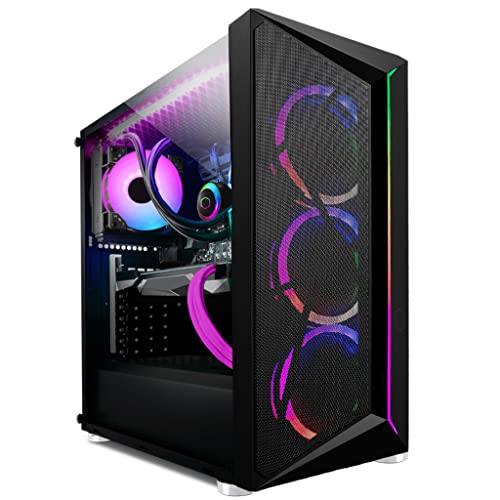 KRAFTPC Gaming Pc Intel Core i9 12900K 16X 3,2 GHz (Turbotakt: 5,2 GHz) GeForce RTX4060 Ti 8GB | 32GB DDR4 RAM | 1TB M.2 NVME SSD | 2TB HDD | WLAN | Win11 | Gamer Pc - Intel i9 12900K mit RTX4060Ti 8GB