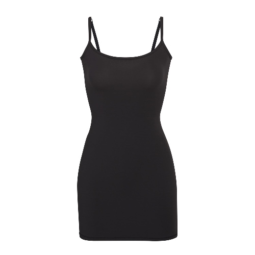 FITS EVERYBODY SLIP DRESS | ONYX | XXS