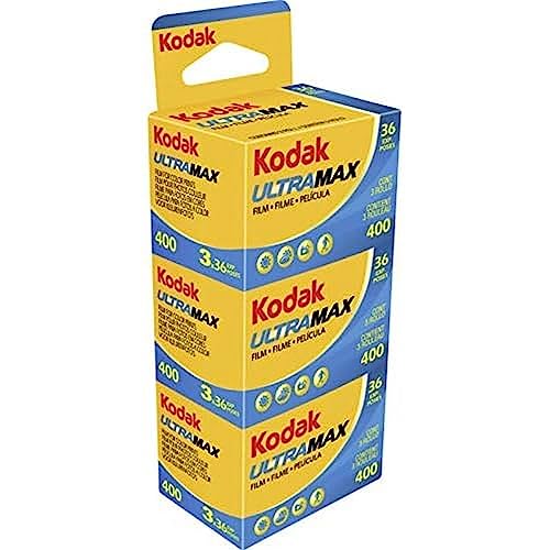 Kodak KOD103202 - Película Negativo Color (35mm, Ultra MAX gc 400-36 tripack) Multicolor