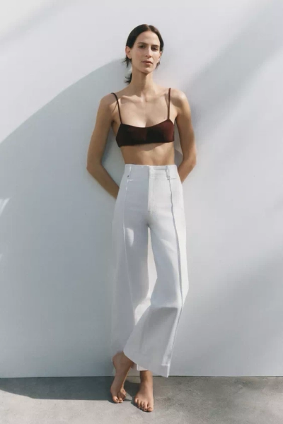 ZW COLLECTION WIDE-LEG HIGH-WAIST JEANS