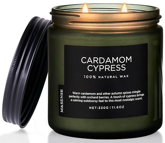 Cardamon & Cypress Candle