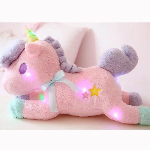 LED Light Up Unicorn - Pink