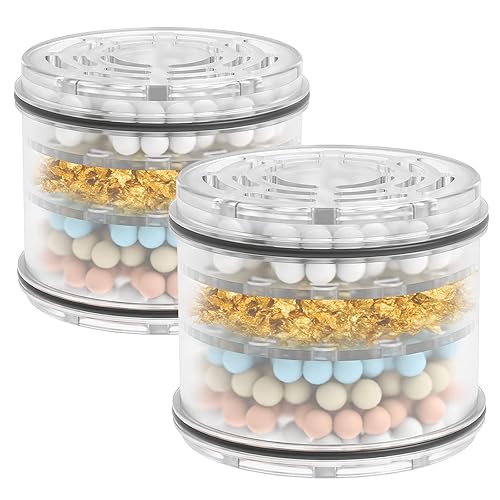 MakeFit Shower Head Filter Replacement Cartridge for MakeFit Filtered Shower Head - H5H117 (2-PACK) - KDF55 Filter - 2-PACK