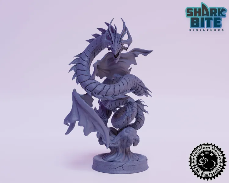 Classic JRPG Miniature ThaæNaeel, 32mm scale 3D printed Tabletop RPG for Dungeons & Dragons, Pathfinder, and more by RN Estudio