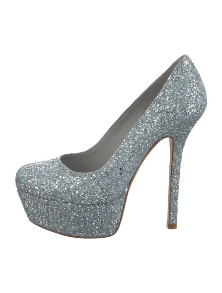 Glitter Accents Pumps