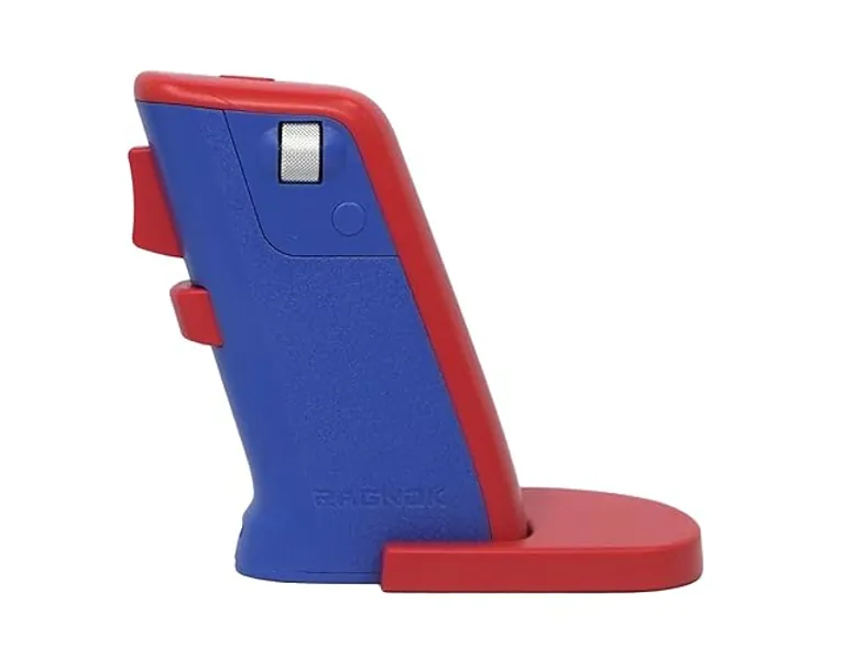 RAGNOK redblue Gun Mouse FPS and TPS Gaming Mouse - Unique triggers MX Switches for Gaming and Office- Vertical Grip - for PC / Mac16000dpi - White