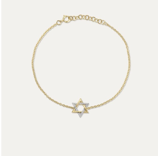 Star of David ✡️ diamond bracelet 
