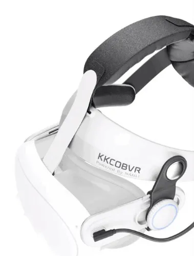 KKCOBVR Q3 PRO Comfort Battery Pack Head Strap 10000mh Compatible with Meta Quest 3/Quest 3S, Extend Playtime Replacement Head Strap Accessories