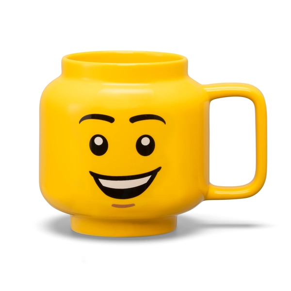 Large Happy Boy Ceramic Mug 5007877 | Minifigures | Buy online at the Official LEGO® Shop US 