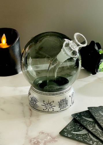 BLACK CRYSTAL BALL BONG | Default Title