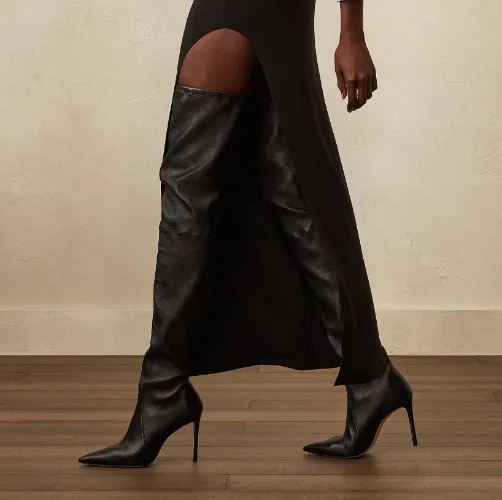 Stuart Weitzman Over the Knee Leather Boots