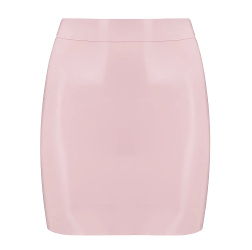 Elissa Poppy Latex Mini Skirt