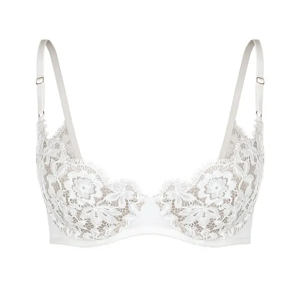 Frisson Scoop Demi Bra Crystal - 32C/34B / Crystal
