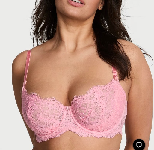 Victoria’s Secret Unlined Lace Balconette Bra