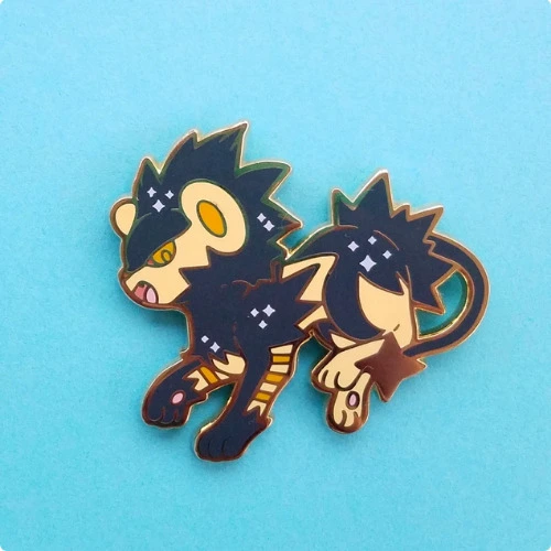 Shiny Luxray Hard Enamel Pin