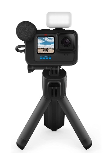 GoPro HERO11 Black Creator Edition - Include HERO11 Black, Volta (impugnatura per batteria, treppiede, telecomando), Media Mod, Light Mod, batteria Enduro e custodia per il trasporto